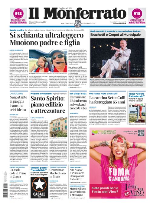 Il Monferrato - Edizione 63 del 02/09/2025